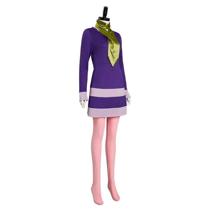 Costumes for Daphne and Velma cosplay from Scooby-Doo for Halloween