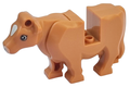 Cow Body with Light Nougat Muzzle and White Spot on Head Pattern