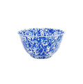 Crow Canyon Splatter Covered Large Salad Bowl - Blue