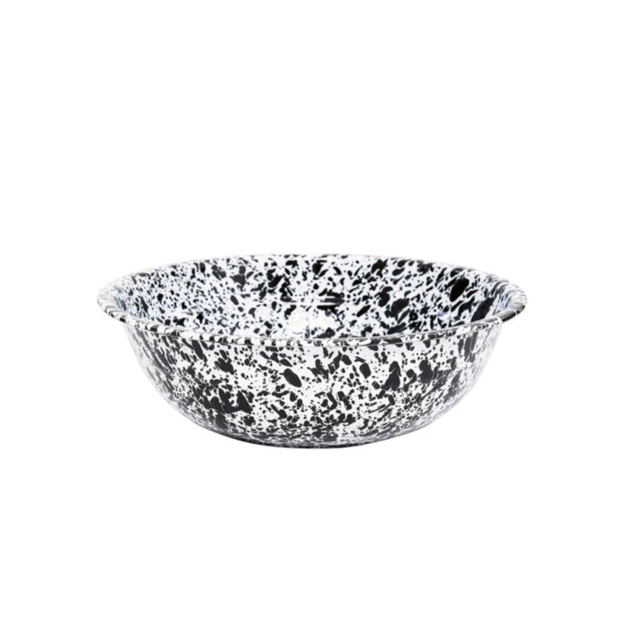 Crow Canyon Splatter Covered Medium Basin - Black