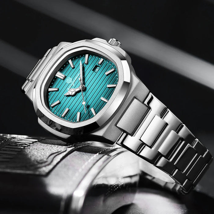 Hochwertige Herren Edelstahl Armbanduhr – klassisches Design, langlebig, für den Alltag 0