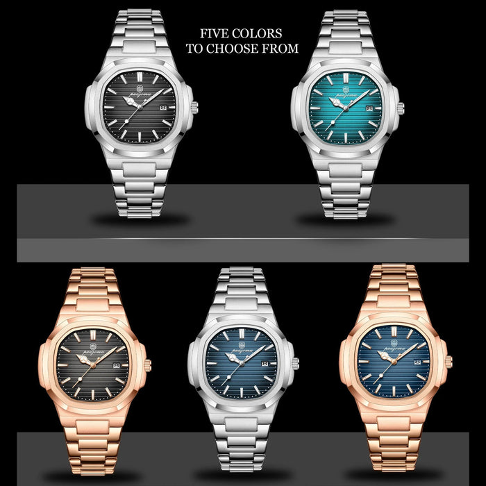 Hochwertige Herren Edelstahl Armbanduhr – klassisches Design, langlebig, für den Alltag 3