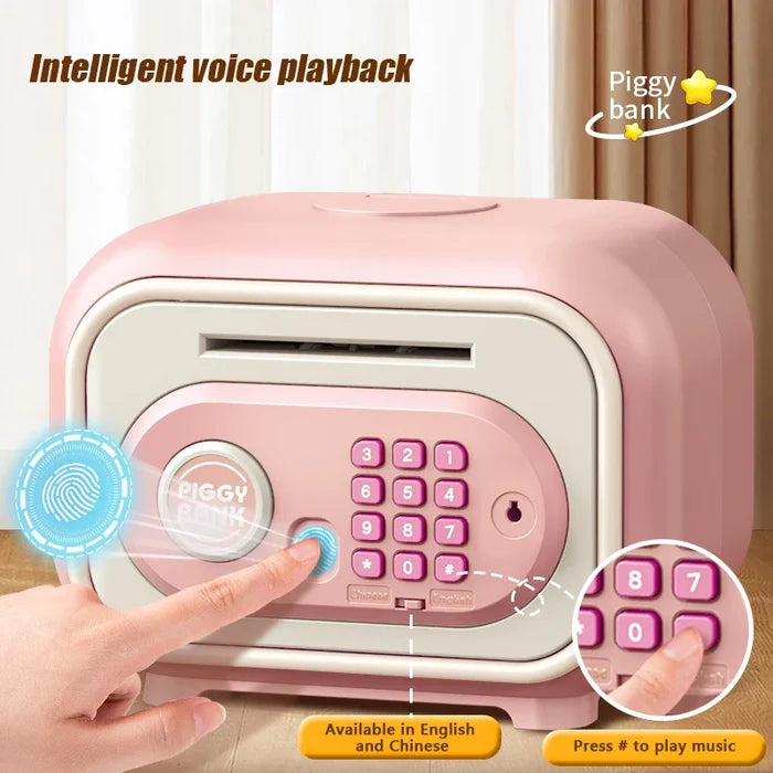 Electronic Piggy Bank Password Protected Mini ATM Toy For Kids Back To School 2025 Teaches Saving