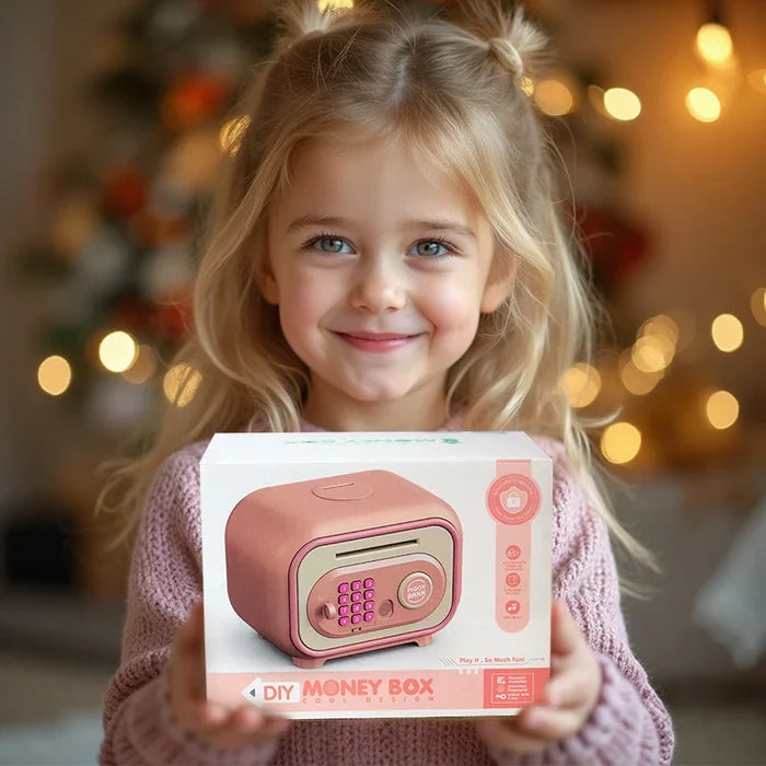 Electronic Piggy Bank Password Protected Mini ATM Toy For Kids Back To School 2025 Teaches Saving