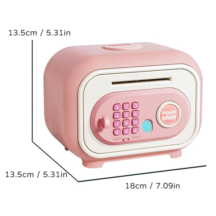 Electronic Piggy Bank Password Protected Mini ATM Toy For Kids Back To School 2025 Teaches Saving