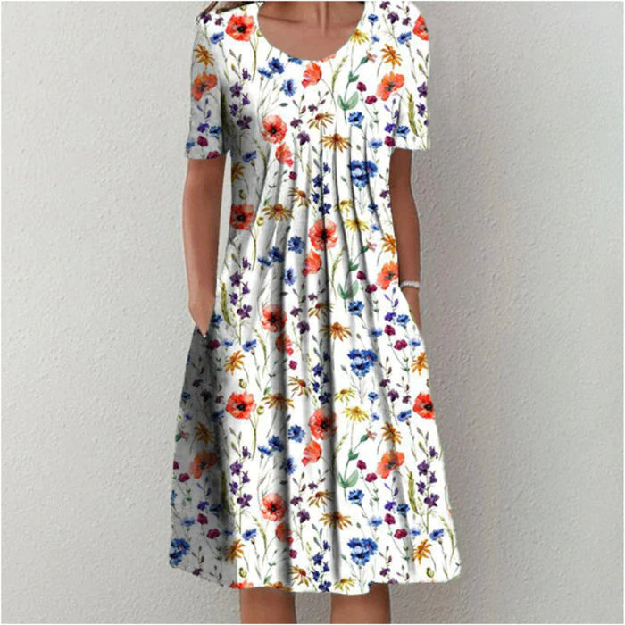 Variant image for Elegant Women's Formal Dress in Navy and Black, Plus Size Available, Comfortable Fabric for Festive and Professional Occasions-1