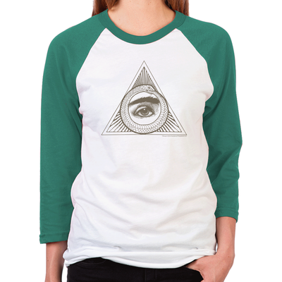 Eye Ouroboros Unisex Baseball T-Shirt