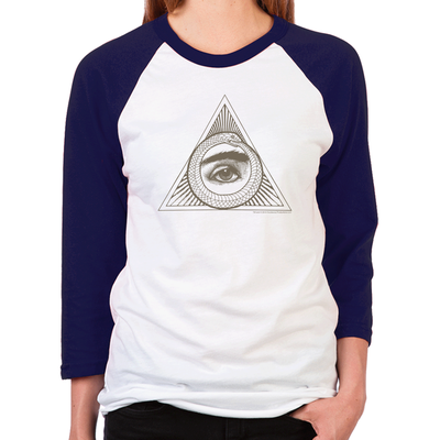 Eye Ouroboros Unisex Baseball T-Shirt