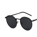 Fashion Glasses Fishing Metal Frame Round Sun Shades for Women and Men Eyewear - UV Protection