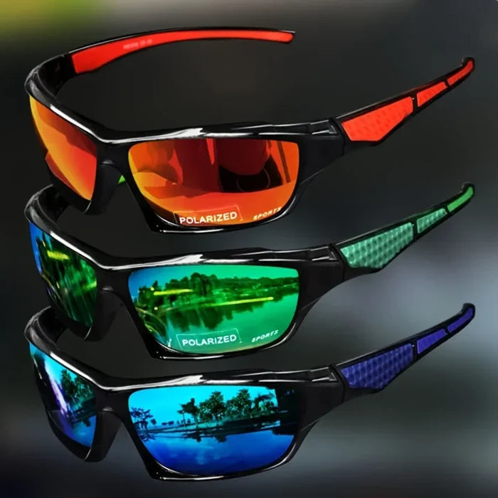 Fashion Sports Sunglasses Polarized UV400 Protection for Men & Women - Round Metal Frame