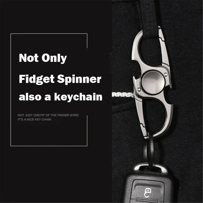 Finger Spinner Fidget Toy Keychain Bottle Opener for Stress Relief