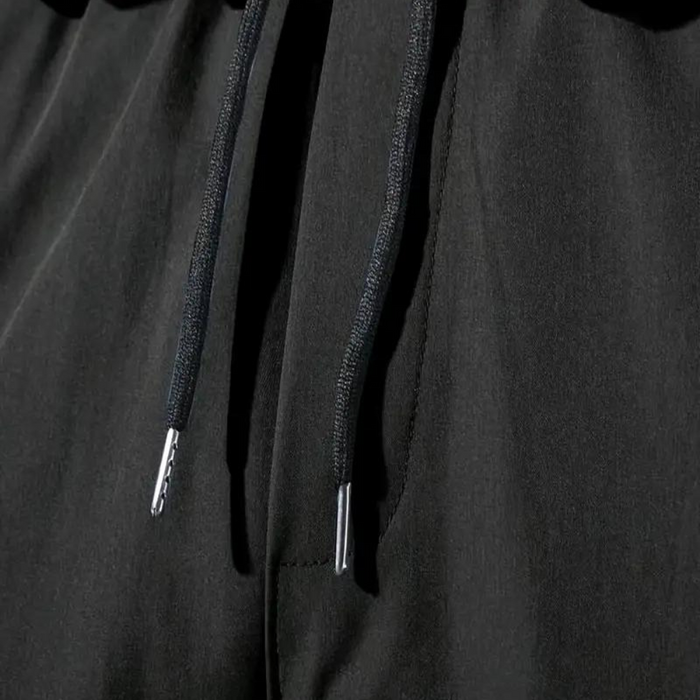 Flexible men's cargo pants – drawstring design, breathable polyester, for casual wear 4