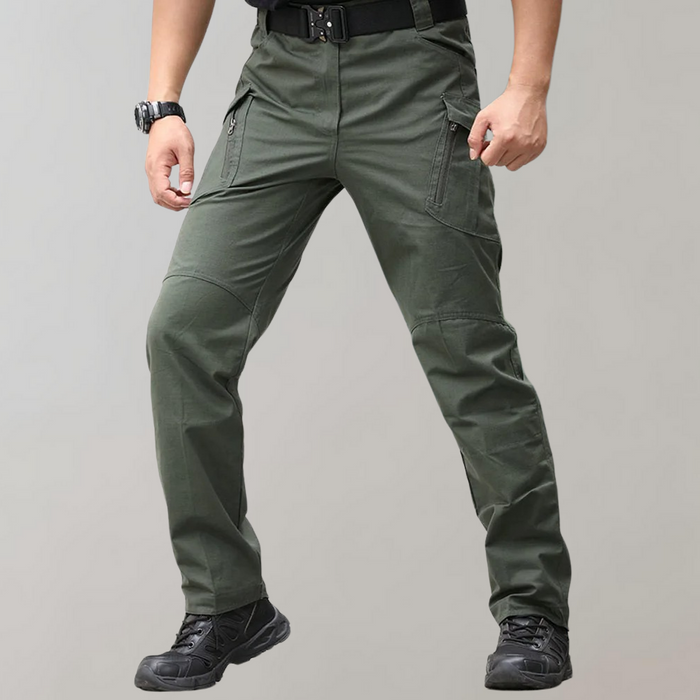 Flexible men's tactical cargo pants – breathable stretch fabric, for gym and casual wear 1