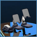 Foldable Aluminum Mobile Phone & Tablet Stand - Ergonomic Desk Holder for iPad, iPhone, Adnroid Accessories