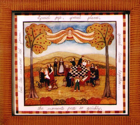 Fractur- Special Family, American Folk Art, Collectible, Affordable Art [Home Decor]- Olde Church Emporium