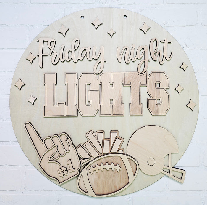 Friday Night Lights Door Hanger