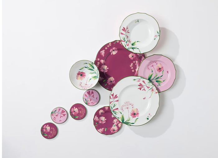 Ginori Florenza Flat Bread Plate - Malva