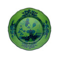 Ginori Oriente Italiano Flat Dessert Plate - Malachite