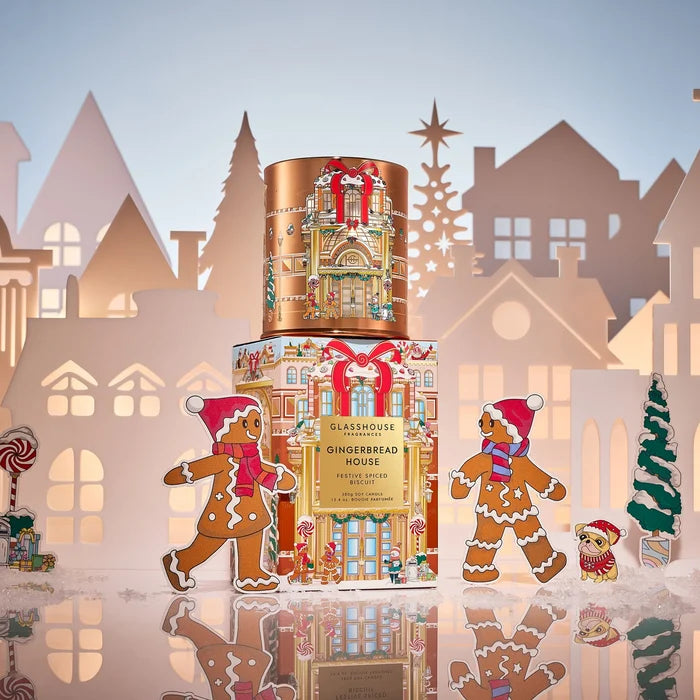 Glasshouse Gingerbread House Candle