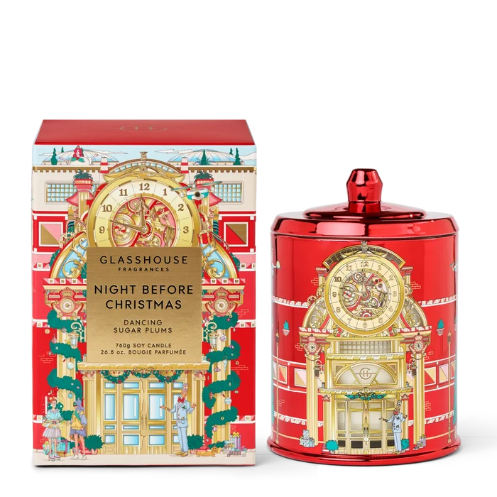 Glasshouse Night Before Christmas Candle