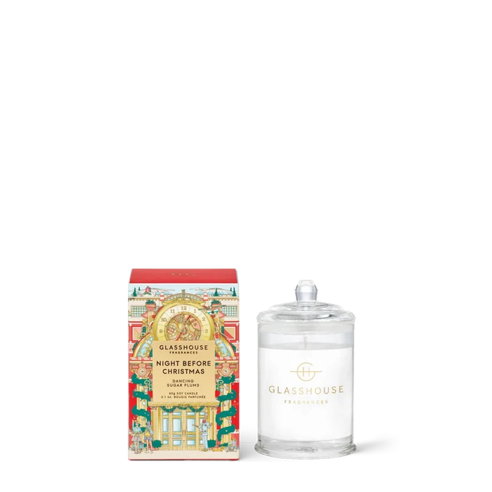 Glasshouse Night Before Christmas Mini Candle