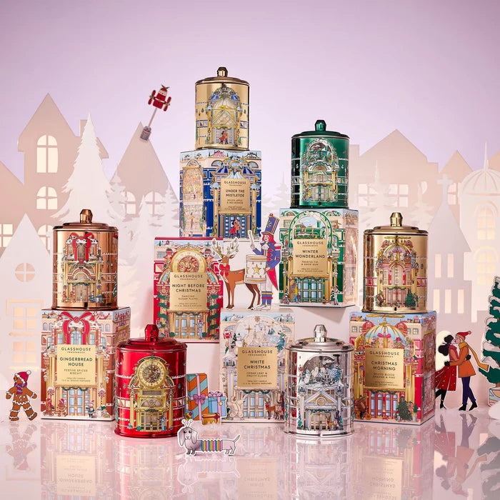 Glasshouse Under the Mistletoe Candle
