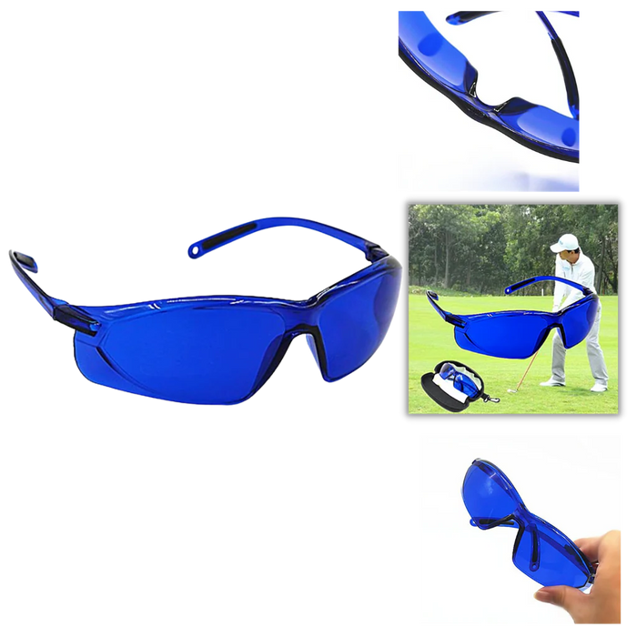 Golf Ball Finding Glasses Blue Lenses Unisex Golf Eyewear UV Protection Fall 2025 Trend