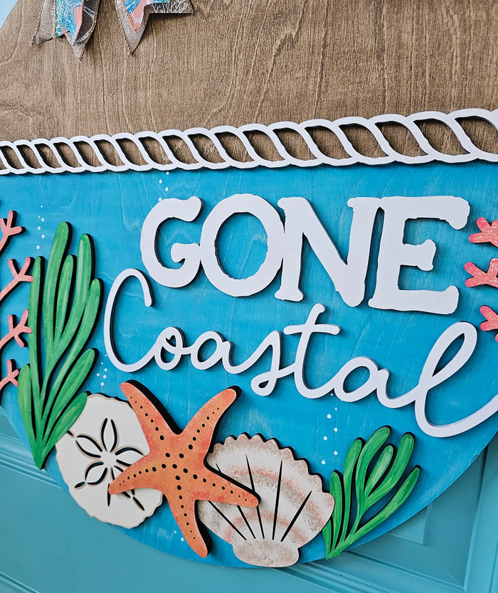 Gone Coastal Door Hanger-wholesale