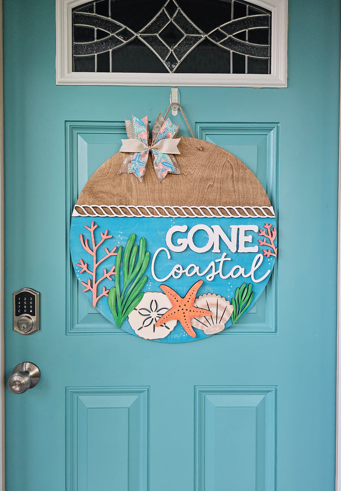 Gone Coastal Door Hanger-wholesale