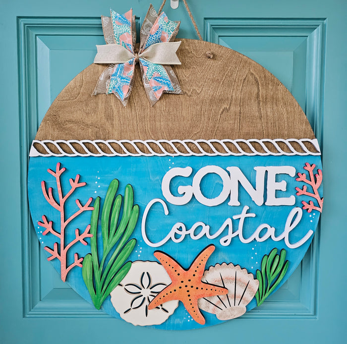 Gone Coastal Door Hanger-wholesale