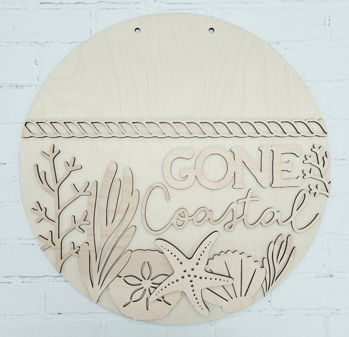 Gone Coastal Door Hanger-wholesale