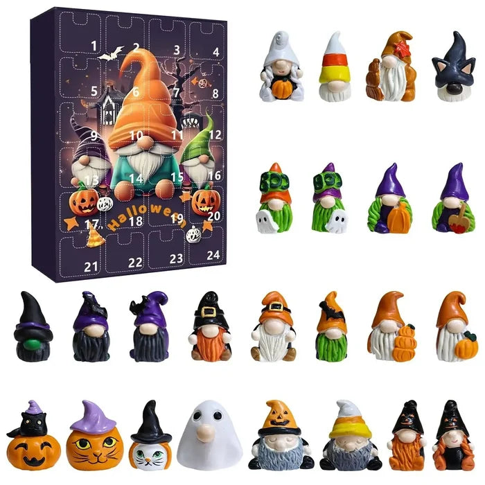 Halloween Gnome 24-Day Countdown Calendar – 2025 Decor Edition
