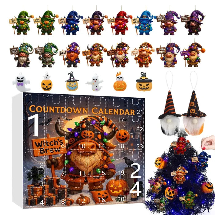 Halloween Plush Gnome Countdown Calendar – 2025 Edition