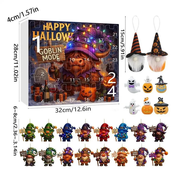 Halloween Plush Gnome Countdown Calendar – 2025 Edition