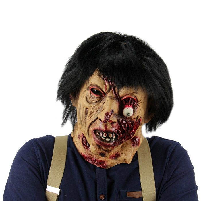 Halloween Zombie Mask Realistic Latex Cosplay Haunted