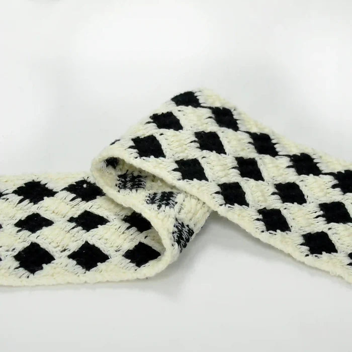 Harlequin Crochet Lace Trim | 2 Meters
