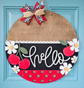 Hello Cherry Door Hanger-wholesale
