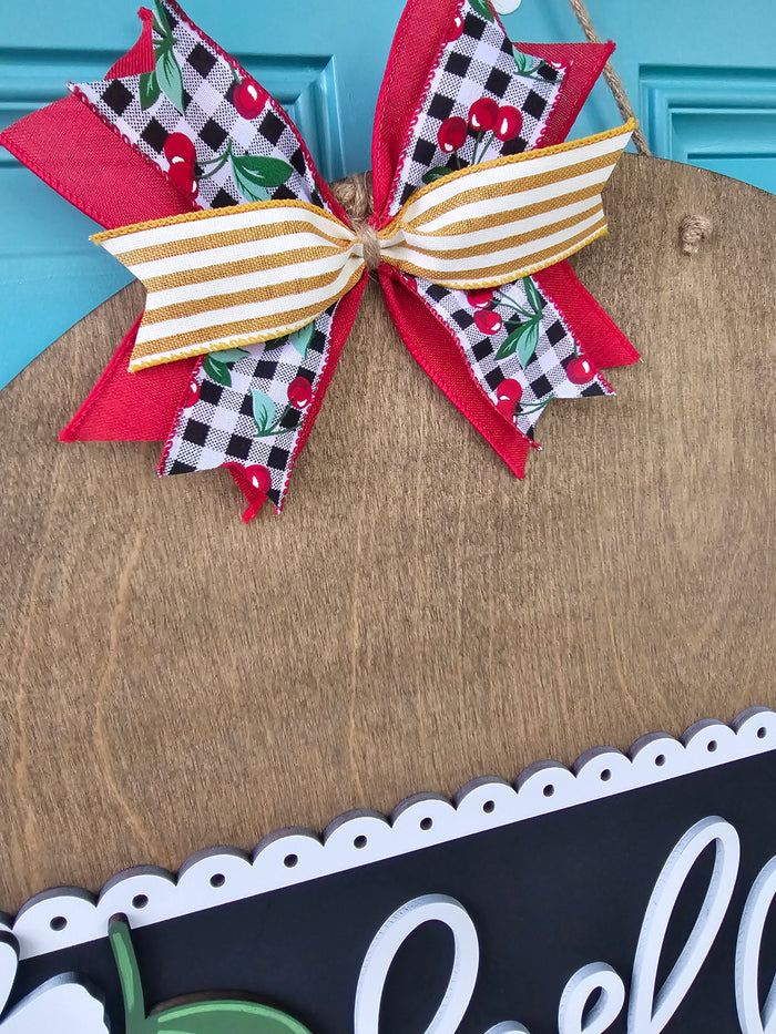 Hello Cherry Door Hanger-wholesale