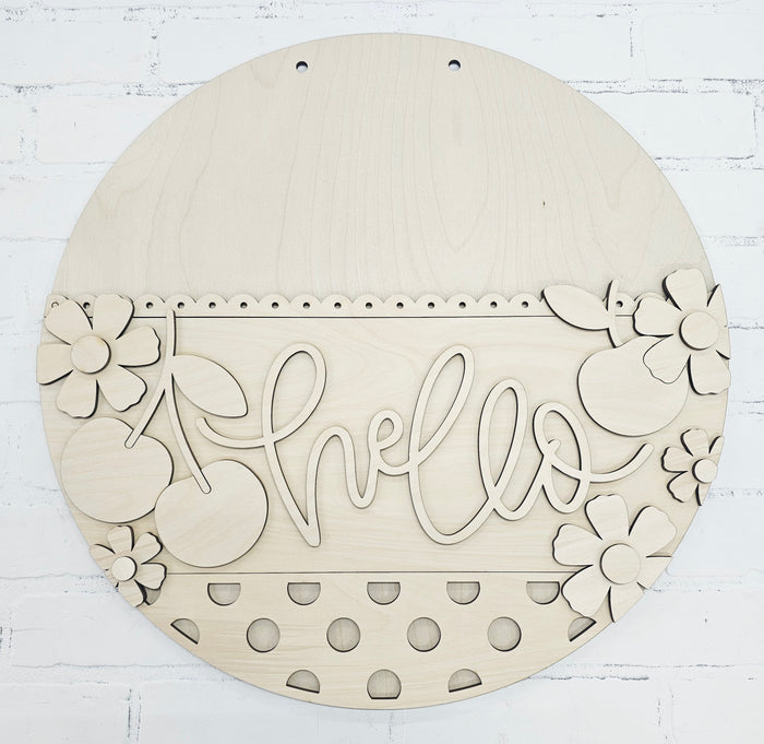 Hello Cherry Door Hanger-wholesale
