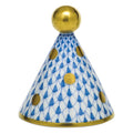 Herend Decorative Party Hat - Blue