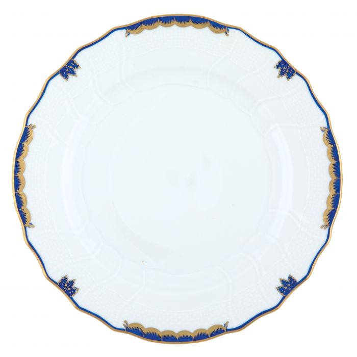 Herend Princess Victoria Dinner Plate - Blue