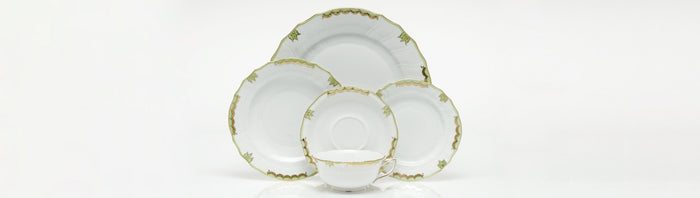 Herend Princess Victoria Dinner Plate - Green