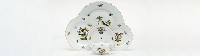 Herend Rothschild Bird Dessert Plate - #4