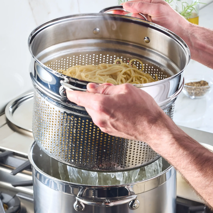 Hestan | 8-Quart Stainless Steel Pasta Insert