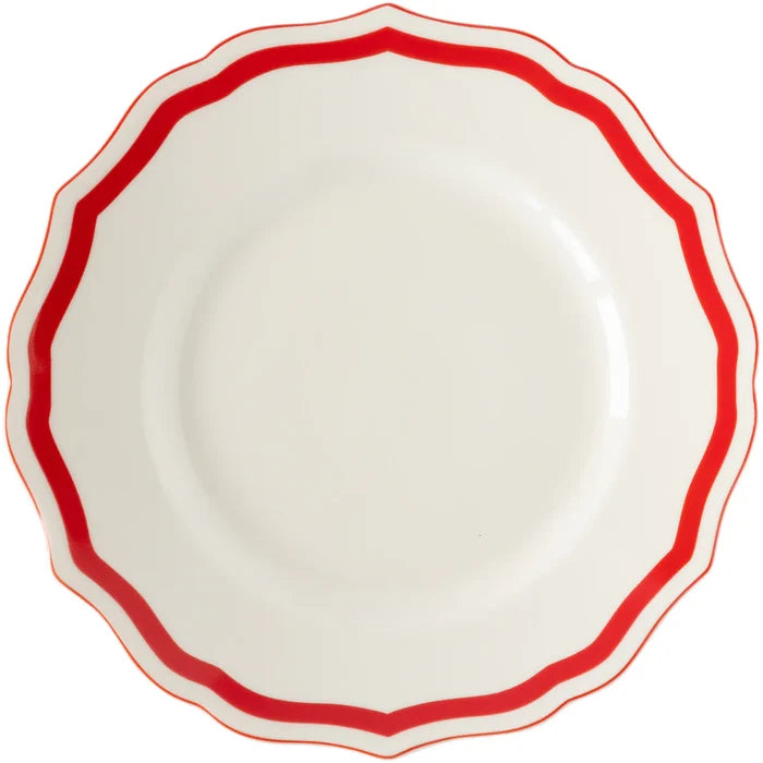 Hester and Cook Icing on the Cake Salad Plate - Red