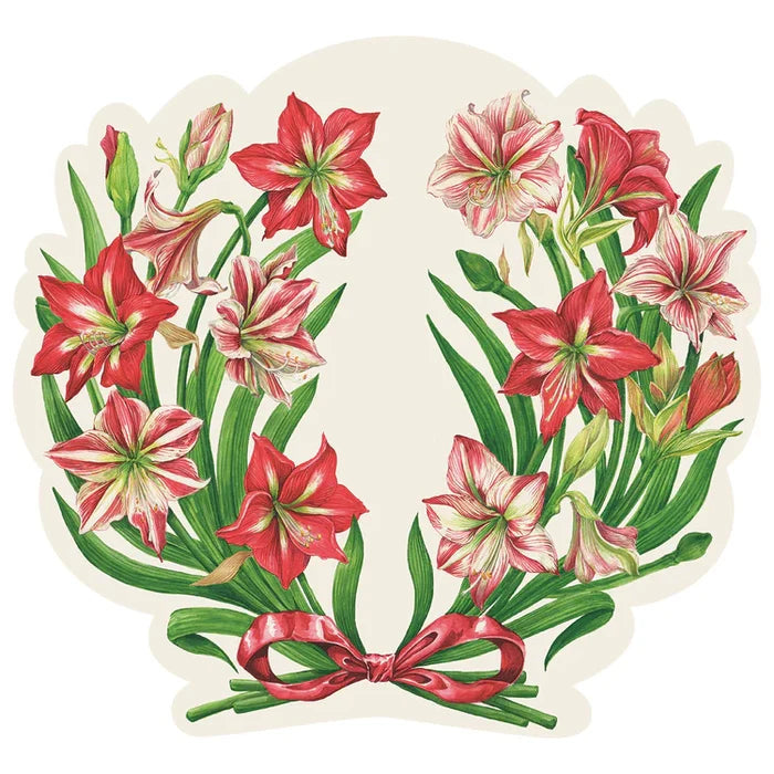 Hester & Cook "Amaryllis" Die Cut Placemats