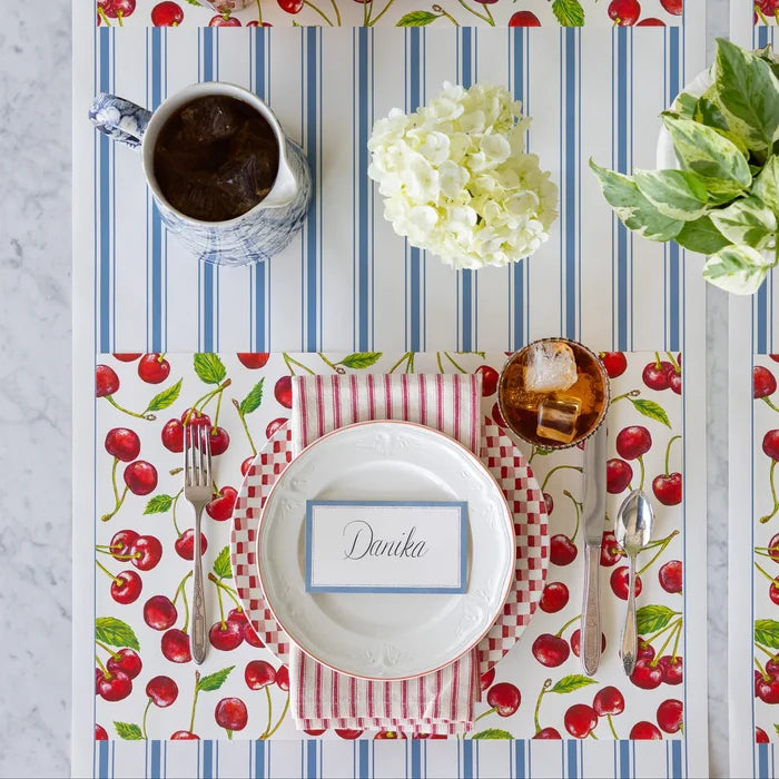 Hester & Cook Cherries Paper Placemat