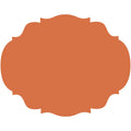 Hester & Cook Die-Cut French Frame Placemat - Orange