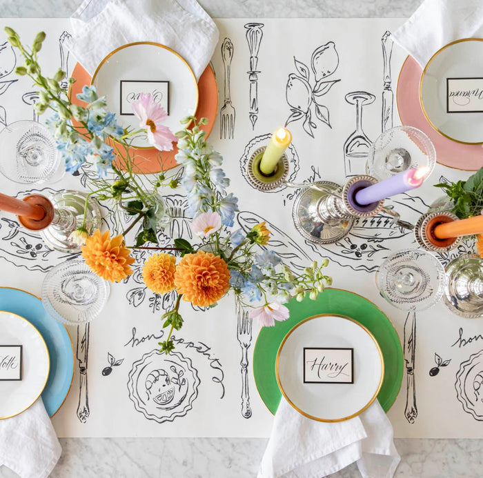 Hester & Cook Dinner Party Paper Table Runner