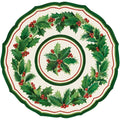 Hester & Cook Holiday Holly China Die-Cut Placemat